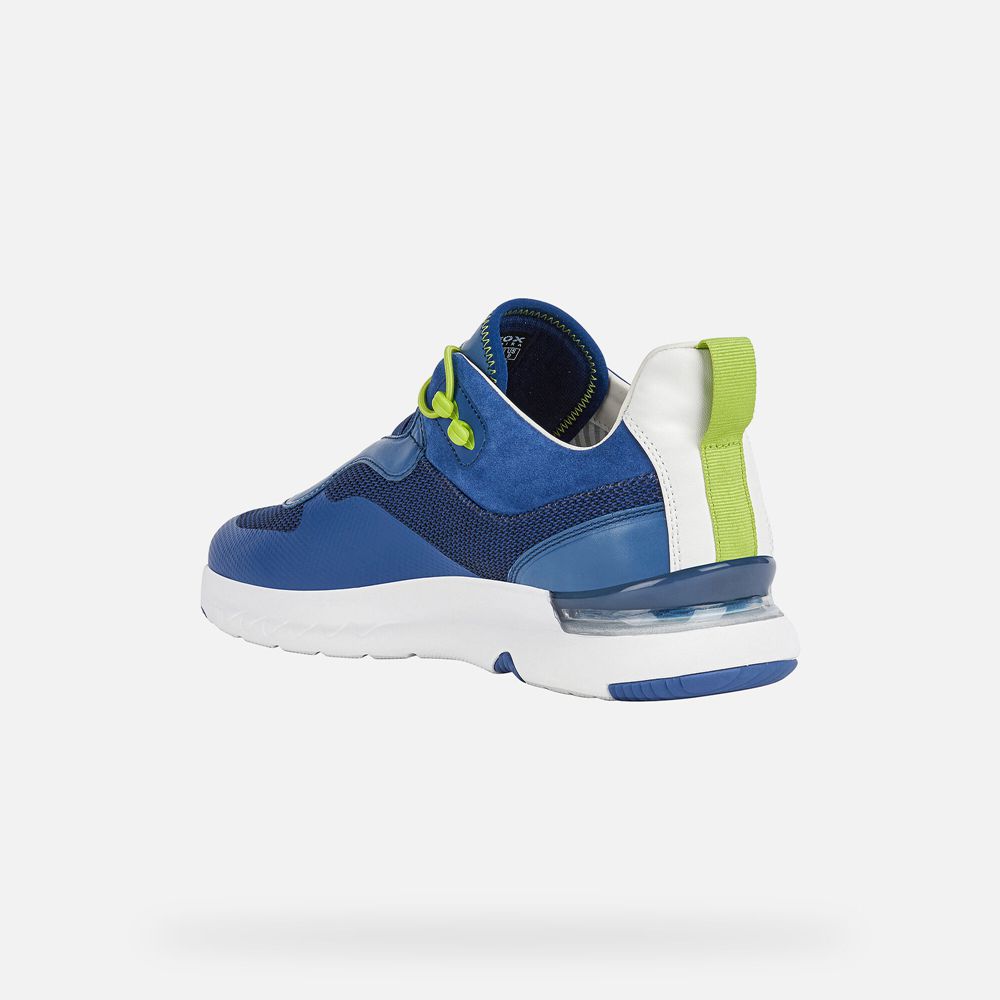 Geox Erkek Spor Ayakkabı Mavi - Levita - XRW-098621